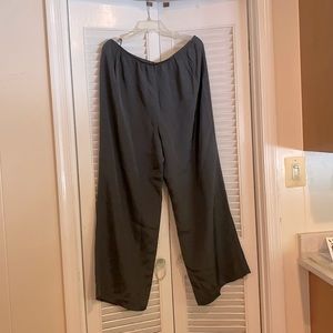 1x Eileen Fisher Deep Smoky Gray/Black Pants
